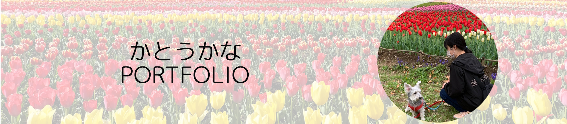 ポートフォリオサイトを紹介するイメージ